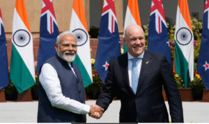 இந்தியா – நியூசிலாந்து வர்த்தக ஒப்பந்த பேச்சுகள் வெற்றிகரமாக நிறைவடைந்ததை அறிவித்த பிரதமர்கள்