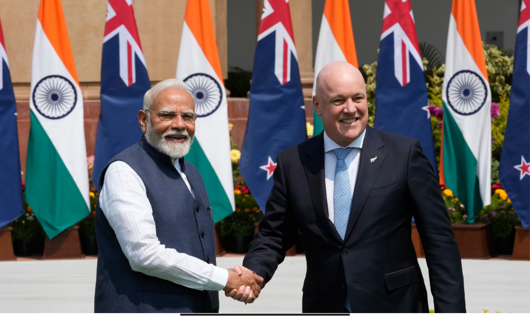 இந்தியா – நியூசிலாந்து வர்த்தக ஒப்பந்த பேச்சுகள் வெற்றிகரமாக நிறைவடைந்ததை அறிவித்த பிரதமர்கள்