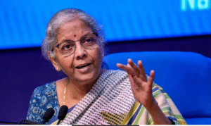 விஜயநகரில் செய்தியாளர்களிடம் பேசிய மத்திய நிதியமைச்சர் நிர்மலா சீதாராமன்