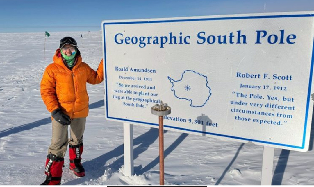 தென் துருவத்தை அடைந்து சாதனை படைத்த இந்திய இளம் மலையேற்ற வீராங்கனை காம்யா கார்த்திகேயன்