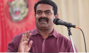 வேலு நாச்சியார் நினைவு பொதுக்கூட்டத்தில் பேசும் நாம் தமிழர் கட்சி தலைவர் சீமான்