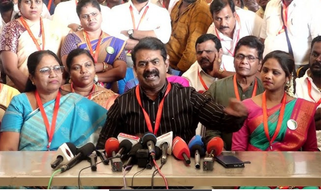 நாம் தமிழர் கட்சி பொதுக்குழு கூட்டத்துக்குப் பிறகு செய்தியாளர்களிடம் பேசிய சீமான்