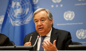 சிரியா ஹோம்ஸ் நகரில் மசூதி மீது நடந்த தாக்குதல் குறித்து கண்டனம் தெரிவித்த ஐ.நா. பொதுச் செயலாளர் அன்டோனியோ குட்டெரெஸ்