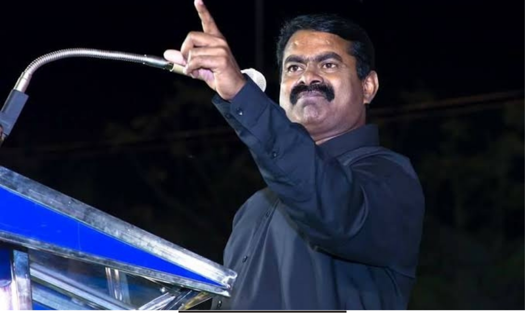 காரைக்குடியில் செய்தியாளர்களிடம் பேசிய நாம் தமிழர் கட்சி தலைமை ஒருங்கிணைப்பாளர் சீமான்