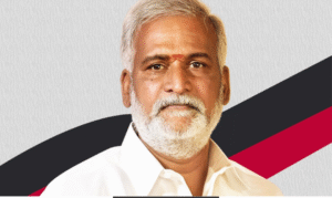 சுசீந்திரம் தாணுமாமலையர் சுவாமி கோயில் தேரோட்டத்தின் போது அமைச்சர் சேகர்பாபு வருகையை தொடர்ந்து ஏற்பட்ட சர்ச்சை காட்சி