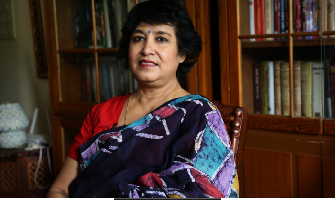 திருவனந்தபுரத்தில் நடைபெற்ற நிகழ்ச்சியில் பேசிய எழுத்தாளர் தஸ்லிமா நஸ்ரின்