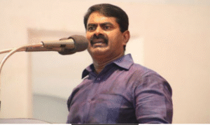 சென்னையில் நடைபெற்ற பொங்கல் விழாவில் செய்தியாளர்களிடம் பேசிய சீமான்