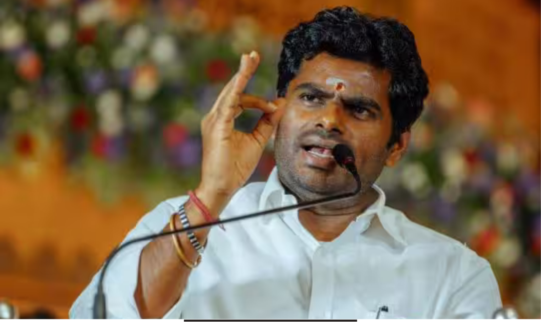 சென்னை விமான நிலையத்தில் செய்தியாளர்களிடம் பேசிய அண்ணாமலை