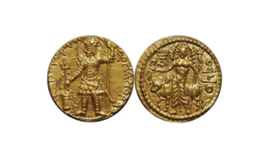 பாகிஸ்தானின் தட்சசீலம் பகுதியில் கண்டெடுக்கப்பட்ட குஷான பேரரசு காலத்து பழமையான வெண்கல நாணயங்கள்