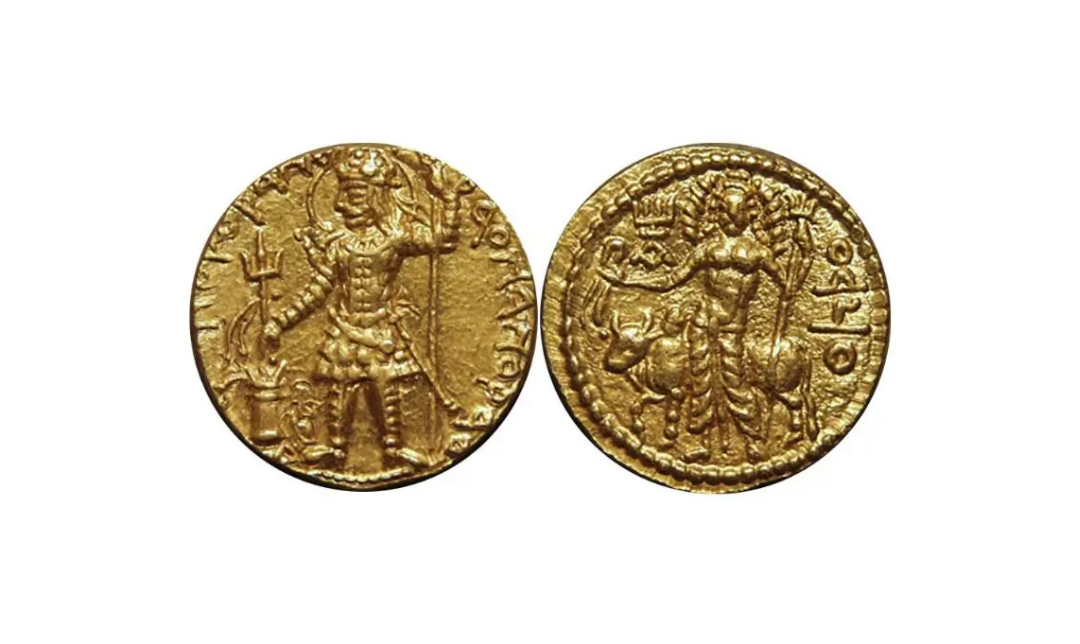 பாகிஸ்தானின் தட்சசீலம் பகுதியில் கண்டெடுக்கப்பட்ட குஷான பேரரசு காலத்து பழமையான வெண்கல நாணயங்கள்