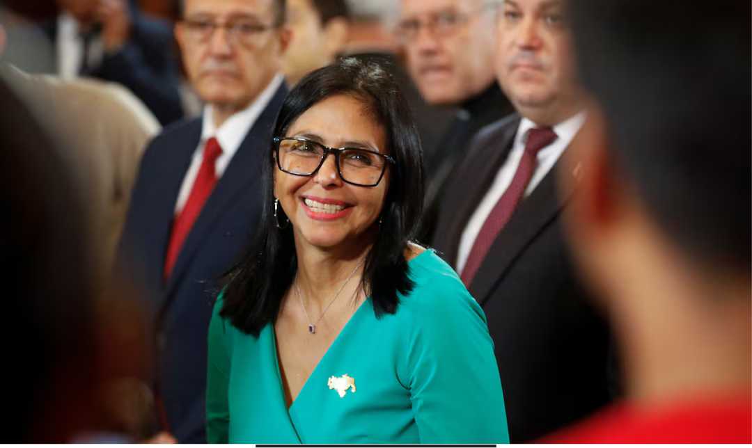 அமெரிக்க நடவடிக்கையை கண்டித்து பேசிய வெனிசுலா இடைக்கால அதிபர் டெல்சி ரோட்ரிக்ஸ்