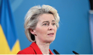 டாவோஸ் உலகப் பொருளாதார மாநாட்டில் பேசும் ஐரோப்பிய யூனியன் தலைவர் உர்சுலா வோன் டெர் லேயன்