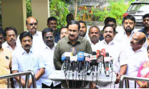 “அதிமுக–பாமக கூட்டணி அறிவிப்பு; எடப்பாடி பழனிசாமி மற்றும் அன்புமணி ராமதாஸ் செய்தியாளர் சந்திப்பு”