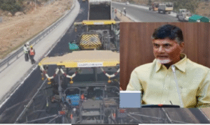 ஆந்திர மாநிலம் புட்டபர்த்தி அருகே ஒரே நாளில் அமைக்கப்பட்ட தேசிய நெடுஞ்சாலை