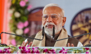 மன் கி பாத் நிகழ்ச்சியில் உரையாற்றும் பிரதமர் நரேந்திர மோடி