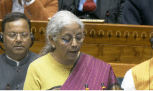 2026–27 மத்திய பட்ஜெட்டை தாக்கல் செய்யும் நிதியமைச்சர் நிர்மலா சீதாராமன்