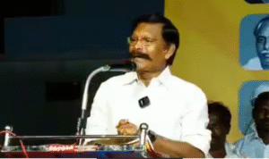 ஹிந்து மத சடங்கு சம்பிரதாயங்கள் குறித்த பேச்சால் சர்ச்சையில் சிக்கிய திமுக எம்பி செல்வகணபதி தொடர்பான செய்தி.