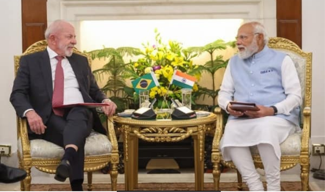 இந்தியா பயணத்தின் போது காஷ்மீர் தாக்குதலுக்கு கண்டனம் தெரிவிக்கும் பிரேசில் அதிபர்.