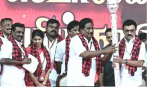 மதுரை திமுக மாநாட்டில் முதல்வர் ஸ்டாலின் உரையாற்றும் கோப்பு படம்.