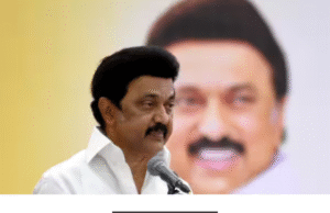 சென்னையில் தனியார் தொலைக்காட்சி நிகழ்ச்சியில் பேசிய முதல்வர் ஸ்டாலின் தொடர்பான பிரதிநிதி படம்