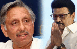 காங்கிரஸ் மூத்த தலைவர் மணிசங்கர் அய்யர் மற்றும் தமிழக முதல்வர் ஸ்டாலின் தொடர்பான பிரதிநிதி படம்