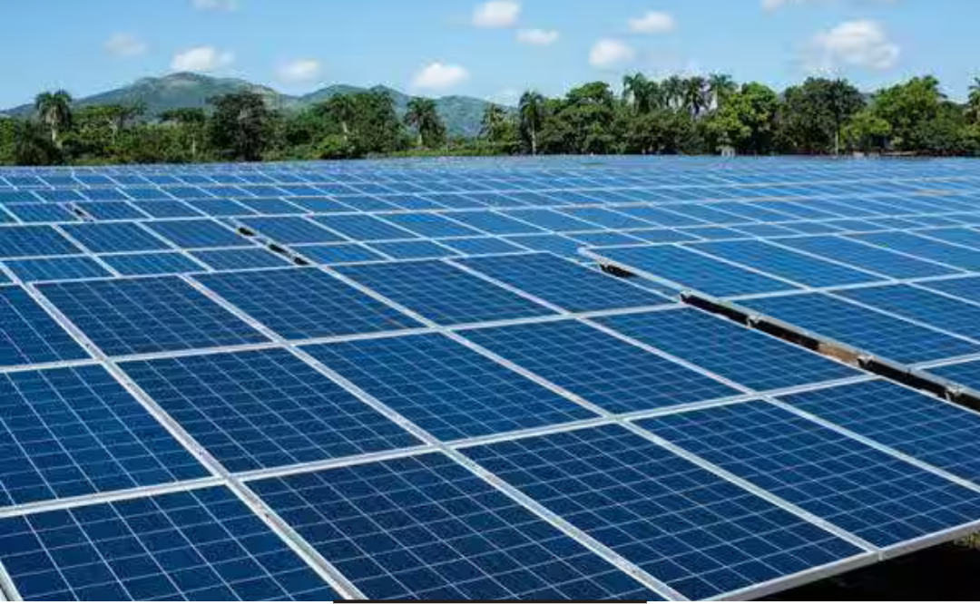 இந்திய சோலார் பேனல்கள் மற்றும் அமெரிக்க வர்த்தக கொள்கை தொடர்பான செய்தி காட்சி