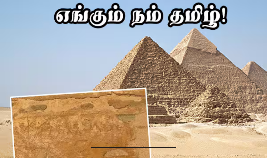 எகிப்து பிரமிடுகளில் கண்டுபிடிக்கப்பட்ட தமிழ்-பிராமி கல்வெட்டுகள் பற்றிய செய்தி.
