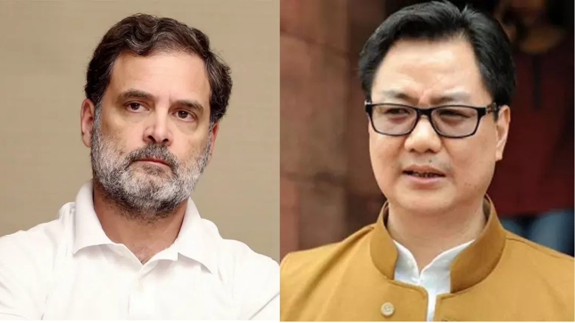 லோக்சபாவில் ராகுல் பேச்சு தொடர்பாக மத்திய அமைச்சர் கிரண் ரிஜிஜூ வெளியிட்ட கண்டன கருத்து