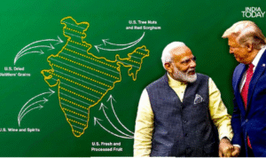 அமெரிக்க அரசு வெளியிட்ட இந்தியா வரைபடத்தில் ஜம்மு-காஷ்மீர் மற்றும் அக்சய் சின் பகுதிகளும் இந்திய நிலப்பரப்பாக இடம்பெற்றுள்ள வரைபடம்.