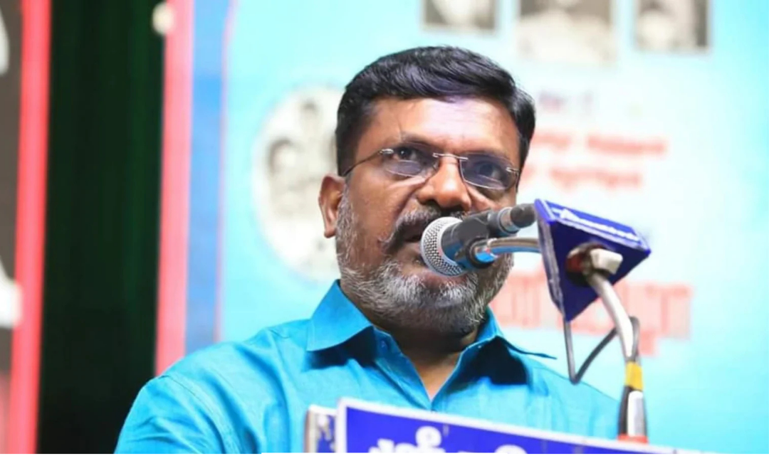 திருமாவளவன் பத்திரிக்கை சந்திப்பில் திமுக கூட்டணியை விட்டு வெளியேறுவோம் என்று செய்திகள் தெரிவித்துள்ளார்.