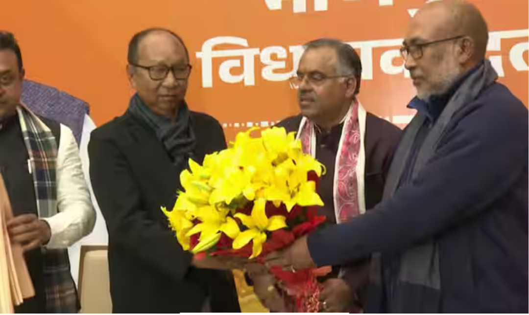 மணிப்பூர் பா.ஜ., எம்எல்ஏக்கள் குழு தலைவராக தேர்வு செய்யப்பட்ட யம்நம் கெம்சந்த் சிங்