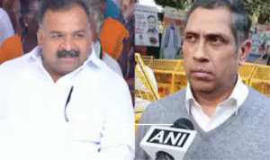 காங்கிரஸ் செயற்குழு கூட்டத்தில் உரையாற்றும் மாணிக்கம் தாகூர்.