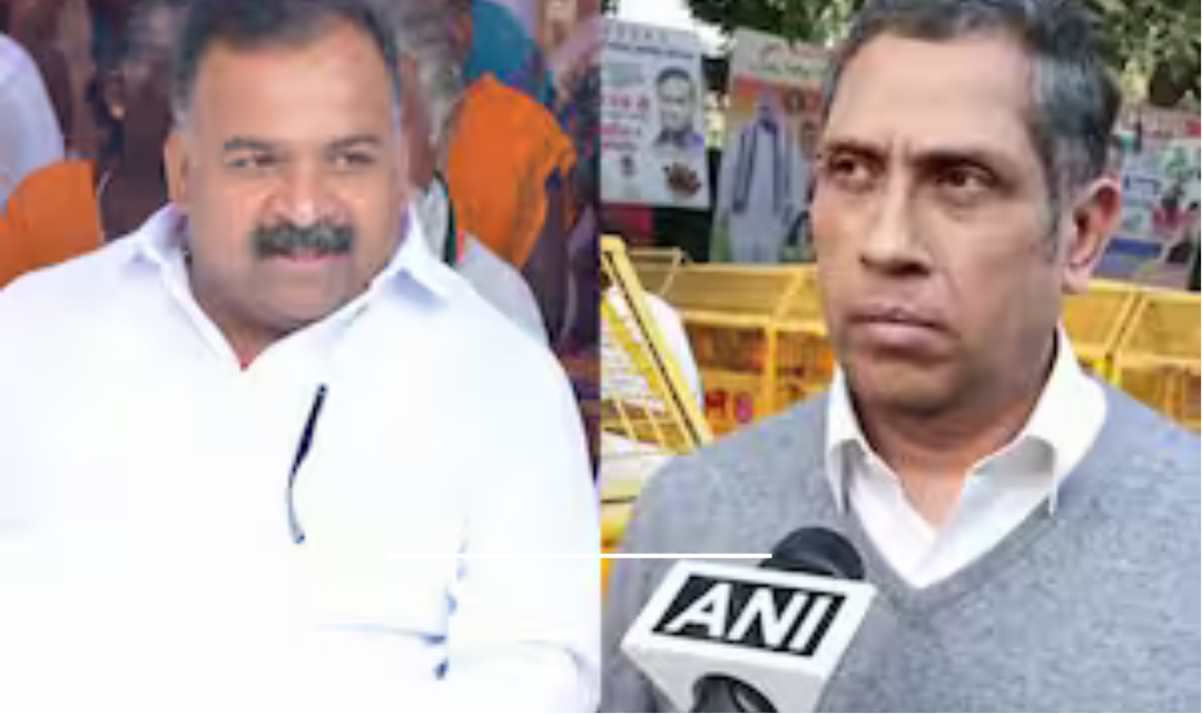 காங்கிரஸ் செயற்குழு கூட்டத்தில் உரையாற்றும் மாணிக்கம் தாகூர்.