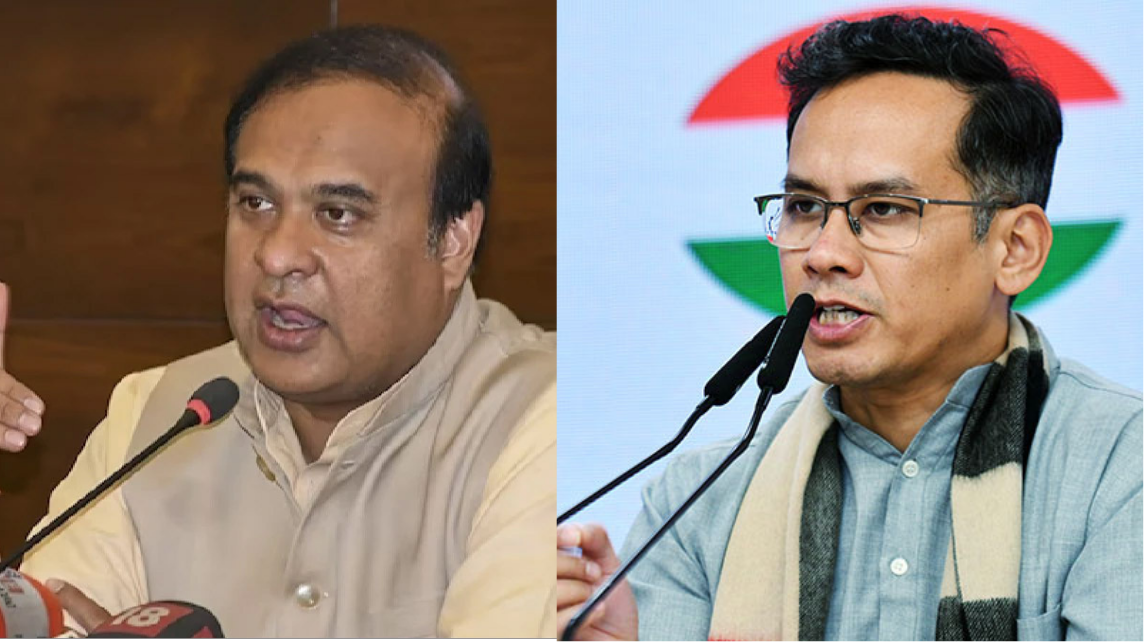 ஆசாம் முதலமைச்சர் ஹிமந்தா சர்மா மற்றும் காங்கிரஸ் எம்பி கவுரவ் கோகோய் இடையிலான பாகிஸ்தான் தொடர்பு குற்றச்சாட்டு விவாதம்.