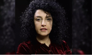 “ஈரானில் மனித உரிமை போராட்டதிற்காக நோபல் அமைதி பரிசை பெற்ற நர்கெஸ் முகமதி சீரியல் கைது மற்றும் புதிய சிறைத் தண்டனையை எதிர்கொள்வது.”