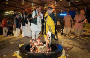 கோவை ஈஷா யோக மையத்தில் மஹா சிவராத்திரி விழாவில் ஆதியோகி திருவுருவம் முன்னிலையில் நடைபெறும் நிகழ்ச்சிகள்.