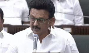 சட்டசபையில் மாநில சுயாட்சி குறித்து பேசும் முதல்வர் ஸ்டாலின்.