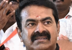 காரைக்குடி பொதுக்கூட்டத்தில் சிறுபான்மையினர் மற்றும் அரசியல் குறித்து உரையாற்றும் சீமான்