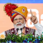 ஜெய்ப்பூரில் நடைபெற்ற அரசு விழாவில் பிரதமர் மோடி உரையாற்றும் காட்சி.