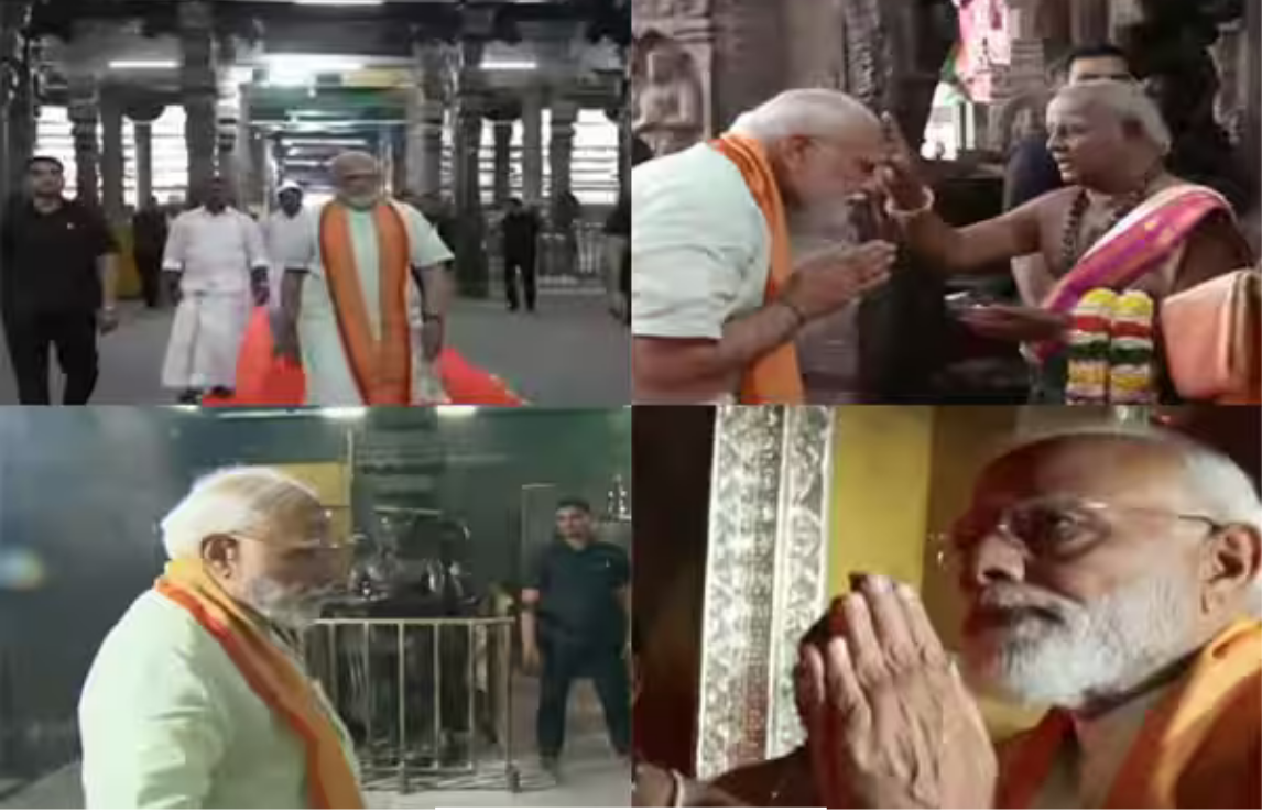 திருப்பரங்குன்றம் சுப்பிரமணிய சுவாமி கோவில் நுழைவாயிலில் சிவப்பு கம்பள வரவேற்பு காட்சி.