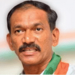 காங்கிரஸ் தலைவர் கிரீஷ் ஷோடங்கர் செய்தியாளர்களிடம் பேசிய காட்சி.