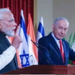 இஸ்ரேல் பிரதமருடன் தொலைபேசியில் பேசும் பிரதமர் நரேந்திர மோடி.