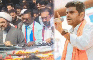 திமுக கூட்டணி கட்சிகளை விமர்சித்து அறிக்கை வெளியிட்ட பாஜ முன்னாள் மாநில தலைவர் அண்ணாமலை.