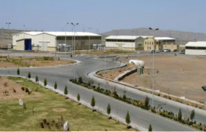 ஈரானில் அமைந்துள்ள நடான்ஸ் அணுசக்தி நிலையம்.