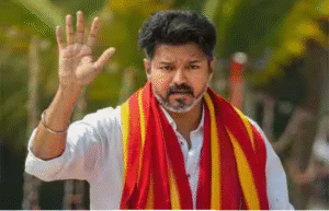 நடிகர் விஜய் மற்றும் அவரது மனைவி சங்கீதா.