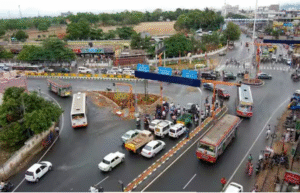 கோவை காந்திபுரம் பகுதியில் நிறுவப்பட்ட ஈ.வெ. ராமசாமி சிலை.