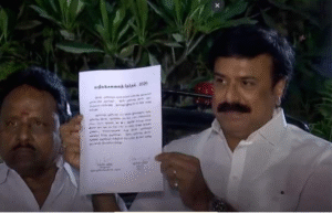 ராஜ்யசபா இட ஒப்பந்தம் தொடர்பாக திமுக மற்றும் தேமுதிக தலைவர்கள் சந்திப்பு.