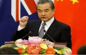 ஈரான் நிலவரம் குறித்து கருத்து தெரிவித்த சீன வெளியுறவு அமைச்சர் வாங் யீ.