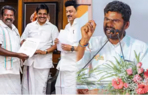 மேகதாது அணை திட்டம் குறித்து திமுக அரசு மீது குற்றம்சாட்டிய பாஜ முன்னாள் மாநில தலைவர் அண்ணாமலை.