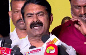 சென்னையில் நிருபர்களிடம் பேசிய நாம் தமிழர் கட்சி ஒருங்கிணைப்பாளர் சீமான்